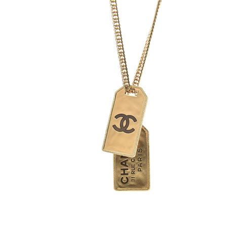 chanel dog tag necklace gold|coco chanel dog outfits.